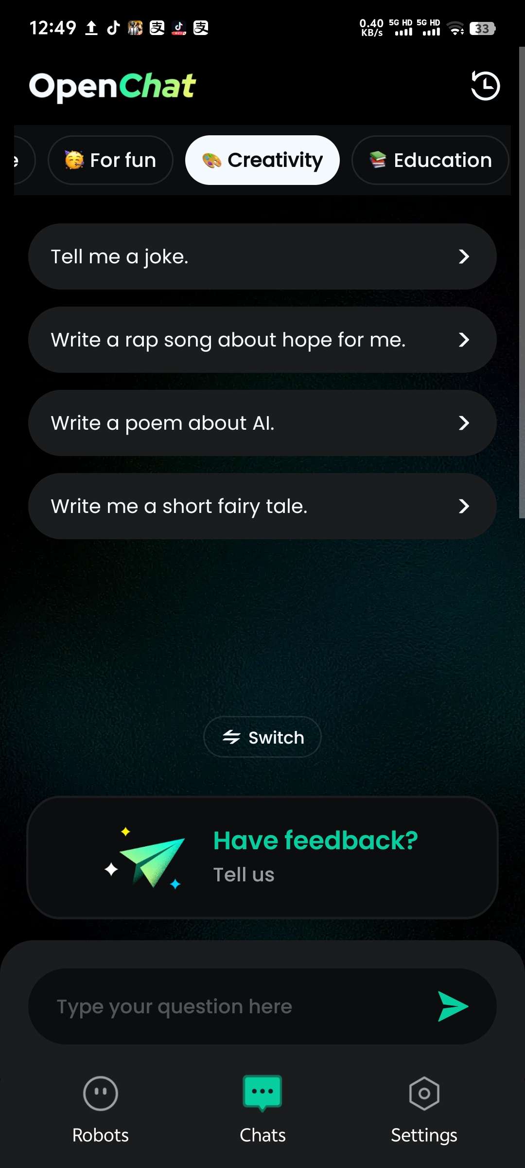 【分享】OpenChat_1.1.8🔥智能聊天助手🔥无需科学
